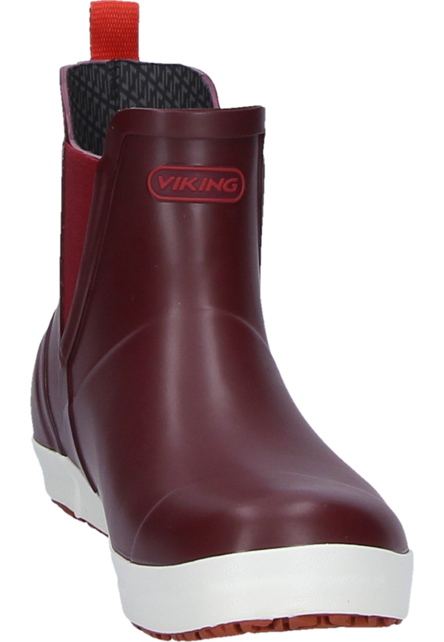 STAVERN W wine rubber ankle boots for Viking Stavern W women's rubber boots