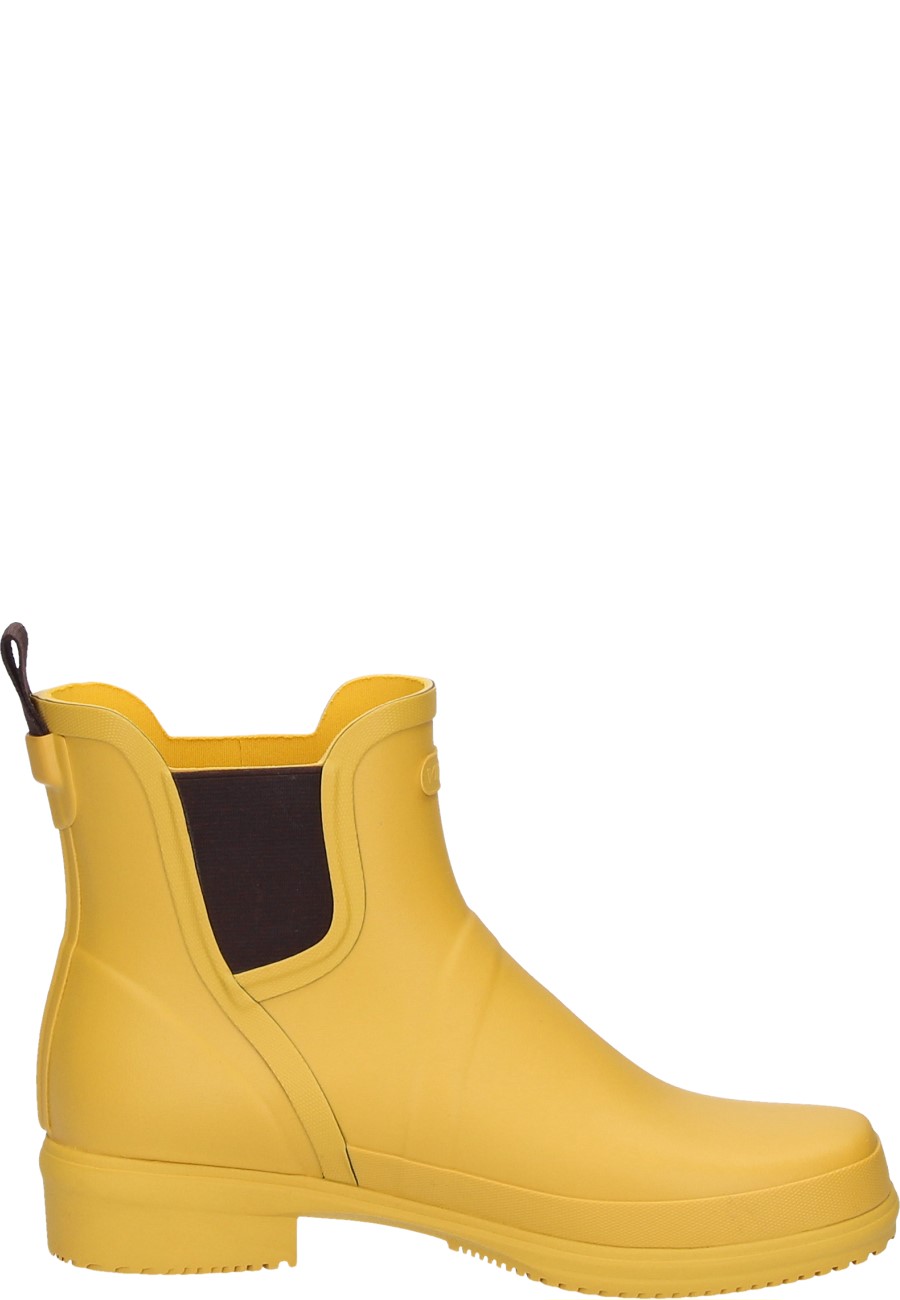 Gyda yellow rubber ankle boots for women by Viking