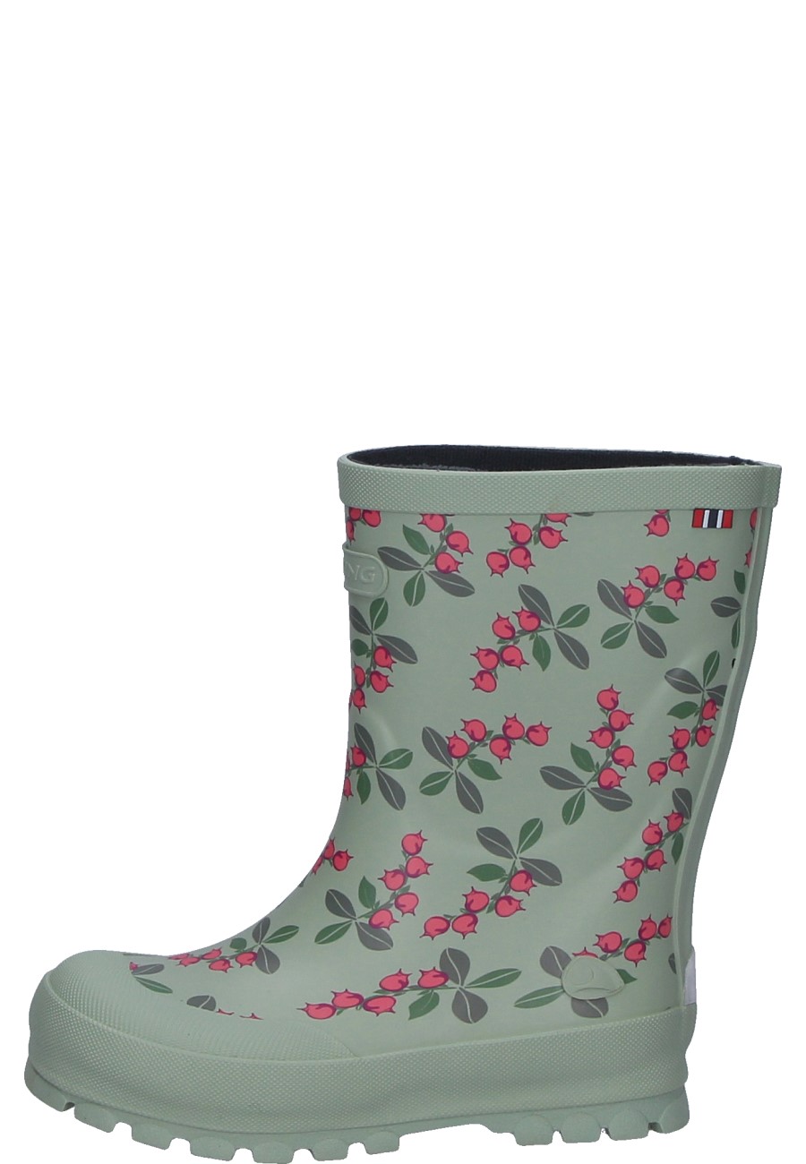 Kids functional rubber boot JOLLY PRINT mint pink by Vi
