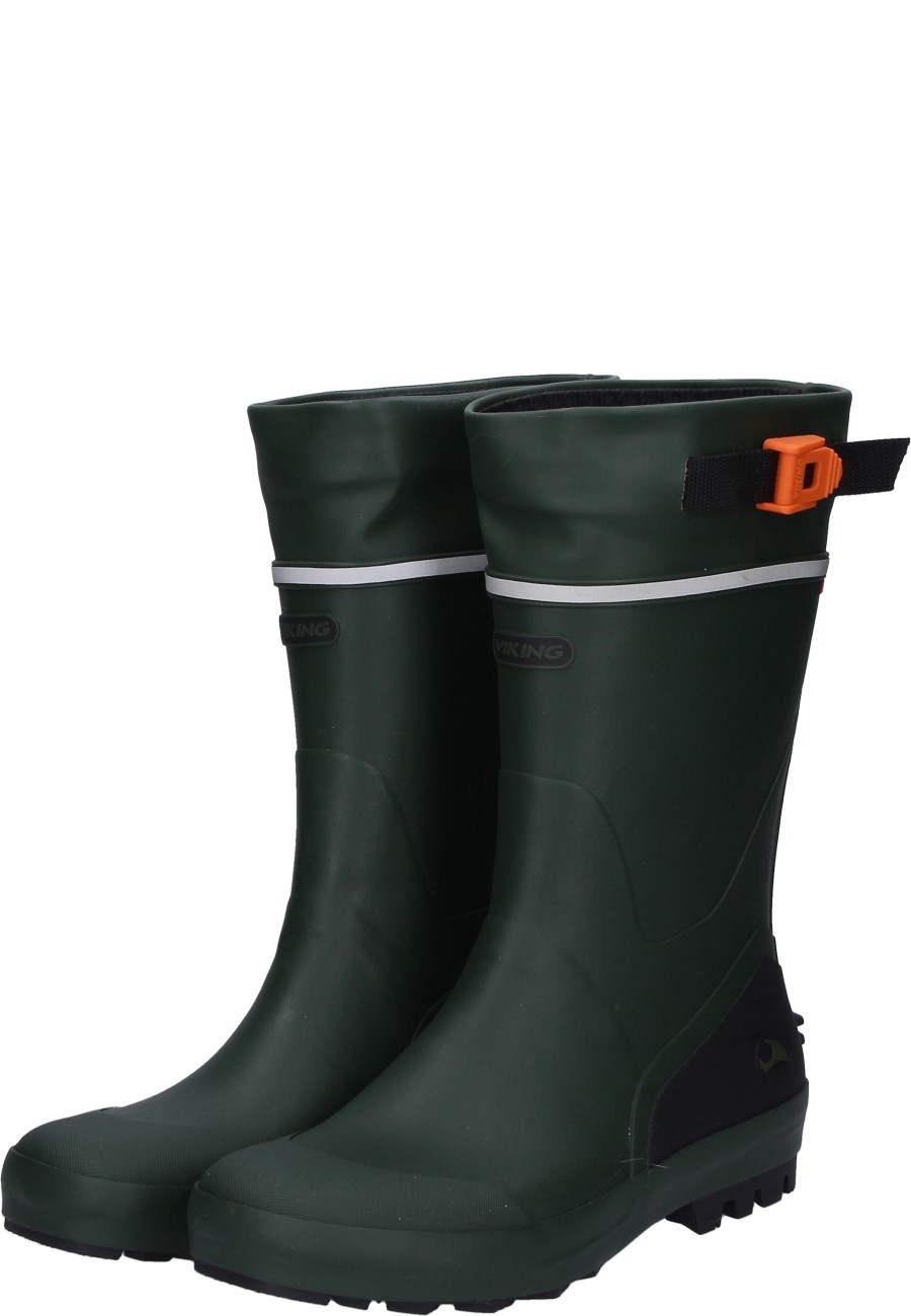 Touring 3 green, natural rubber boot 