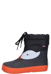 ALV BAREFOOT PAW PRINT childrens boots by Viking black