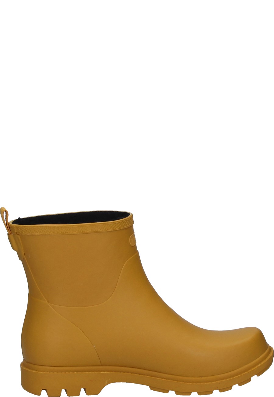 Warm lined rubber ankle boot NOBLE WARM mustard by Viking for women