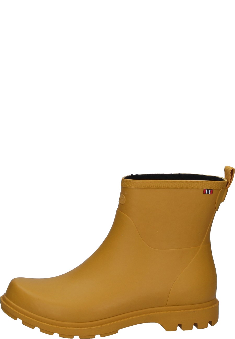 Warm lined rubber ankle boot NOBLE WARM mustard by Viking for women