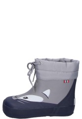 Alv Barefoot Paw Print Warm Winter Rubber Boots