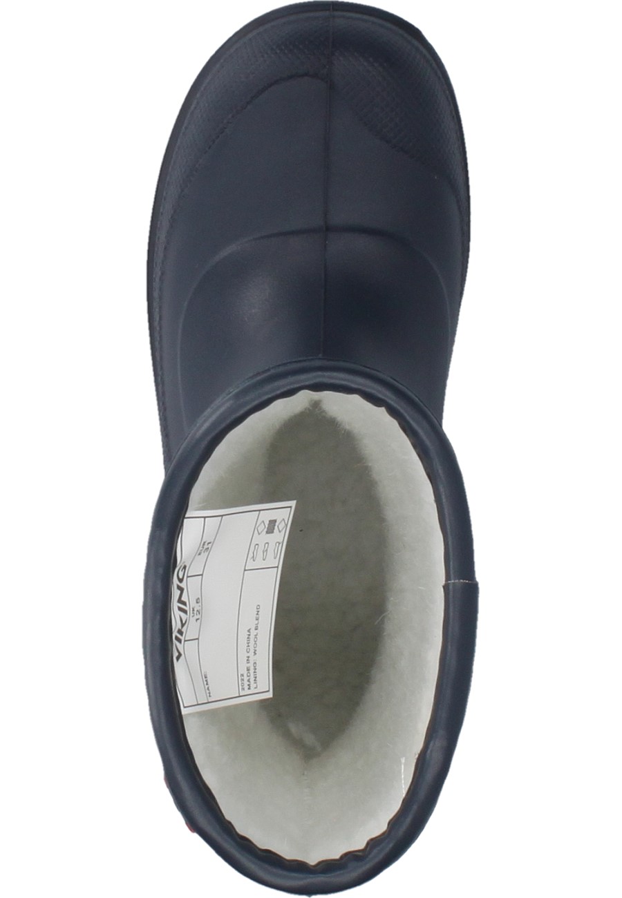 Warm gefütterte Kindergummistiefel ECOROX 1.0 navy von