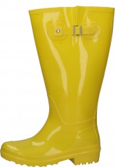 Yellow Wide Wellies with a wide XL shaft Yellow Wide Wellies with a wide XL shaft