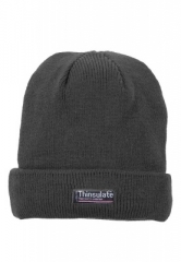 Warm Thinsulate Beanie Hat in anthracite for Work and L Warm Thinsulate Beanie Hat in anthracite for Work and L