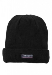 Warm Thinsulate Beanie Hat in black for Work and Leisur Warm Thinsulate Beanie Hat in black for Work and Leisur