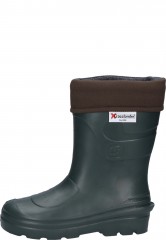 Montreal green, very light wellington boots for women by Crosslander