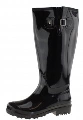 Wide Wellies black Wellington boots with a wide L shaft Wide Wellies black Wellington boots with a wide L shaft