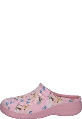 Womens clog pink with floral print | XQ Footwear Womens clog pink with floral print | XQ Footwear