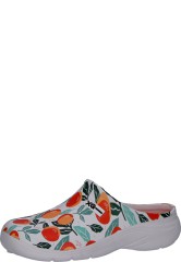 Womens clog with orange print from XQ Footwear Womens clog with orange print from XQ Footwear