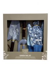 Esschert-Design 3-piece garden set green blue